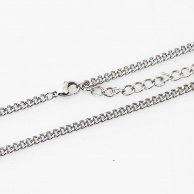 Curb Necklace - 24 - 26 inch (61-66cm) 